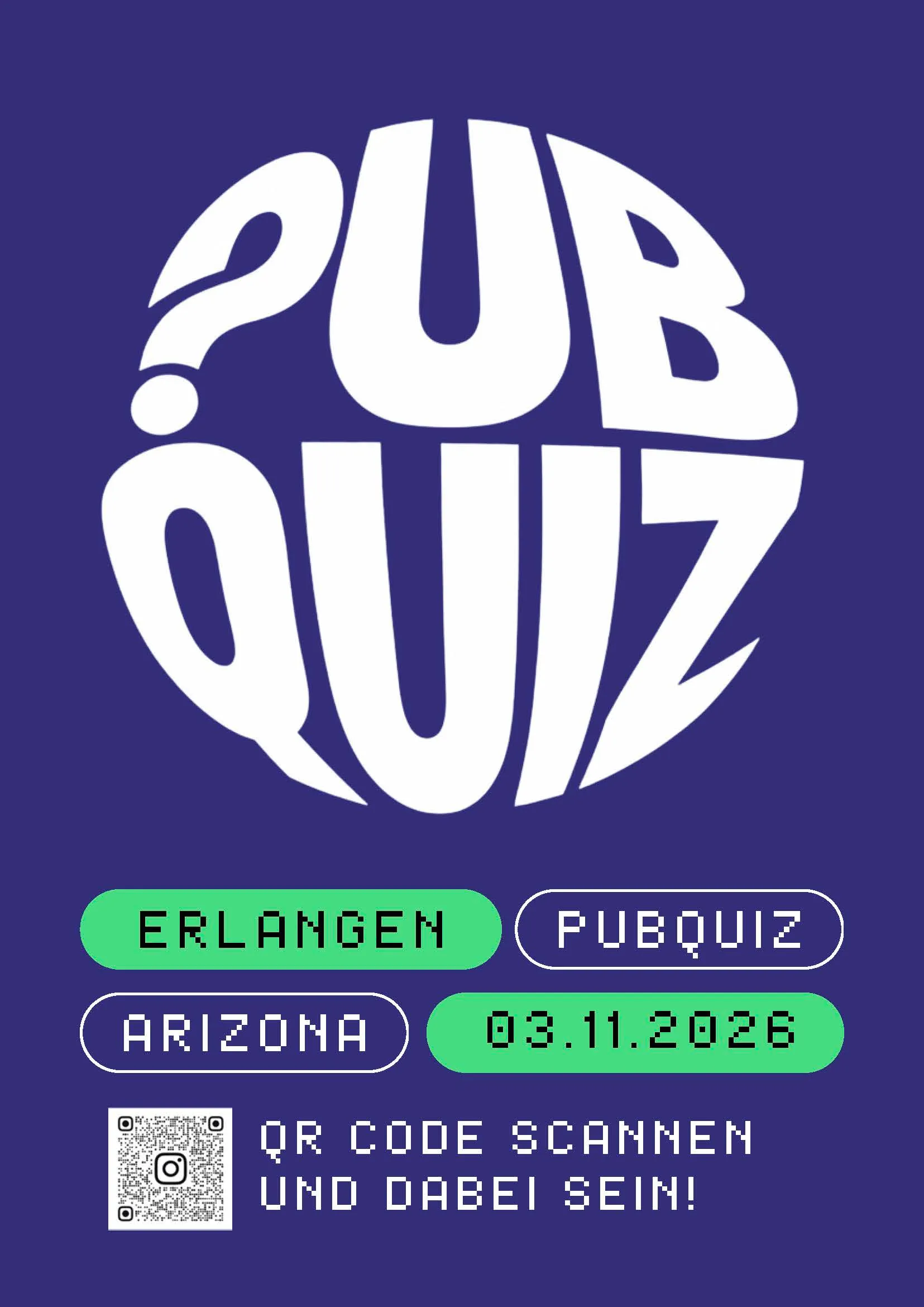PUBQUIZ @ Arizona Erlangen