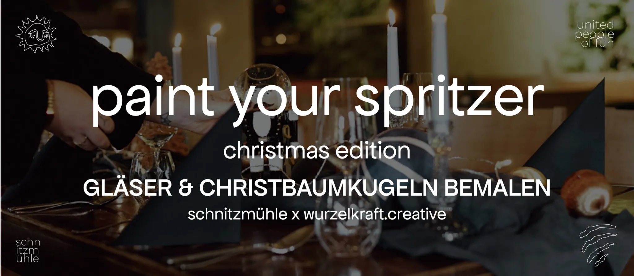 Gläser bemalen Christmas Edition @ Schnitzmühle