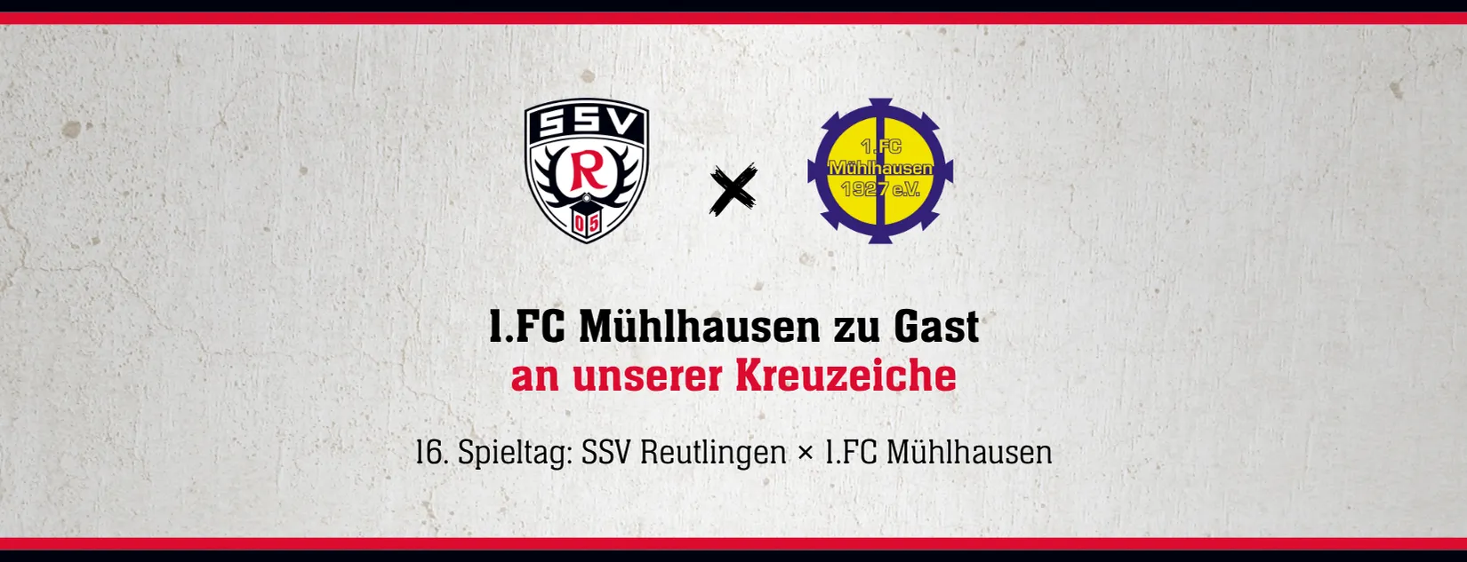 16. Spieltag: SSV Reutlingen × 1.FC Mühlhausen