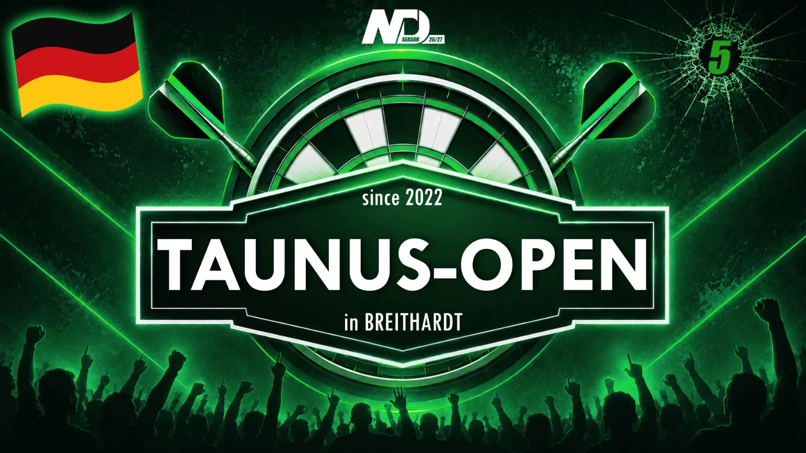Taunus-Open Vol. 8 🎯 Season 2026/27 | 65329 Hohenstein | Hessen | Germany 🇩🇪