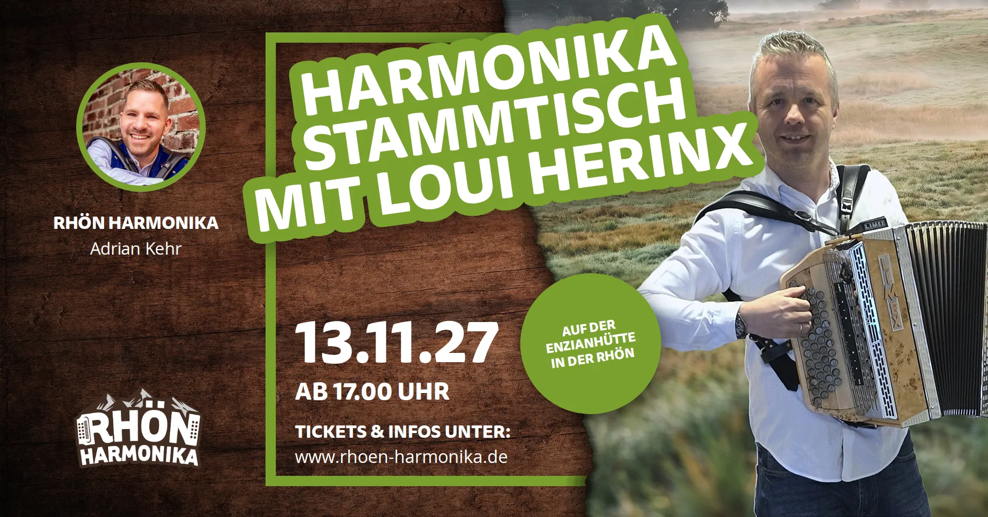 Harmonika-Stammtisch mit Loui Herinx