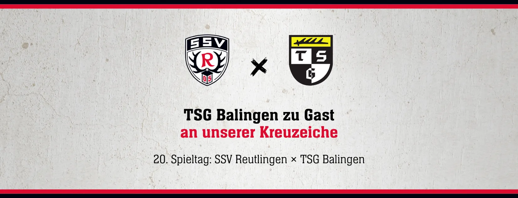 20. Spieltag: SSV Reutlingen × TSG Balingen