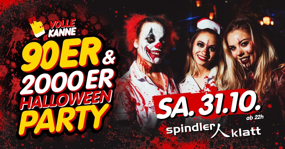 Volle Kanne 90er & 2000er – Halloween Party