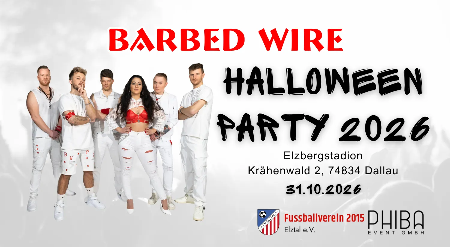 HALLOWEEN Party 2026 / DALLAU / BARBED WIRE LIVE