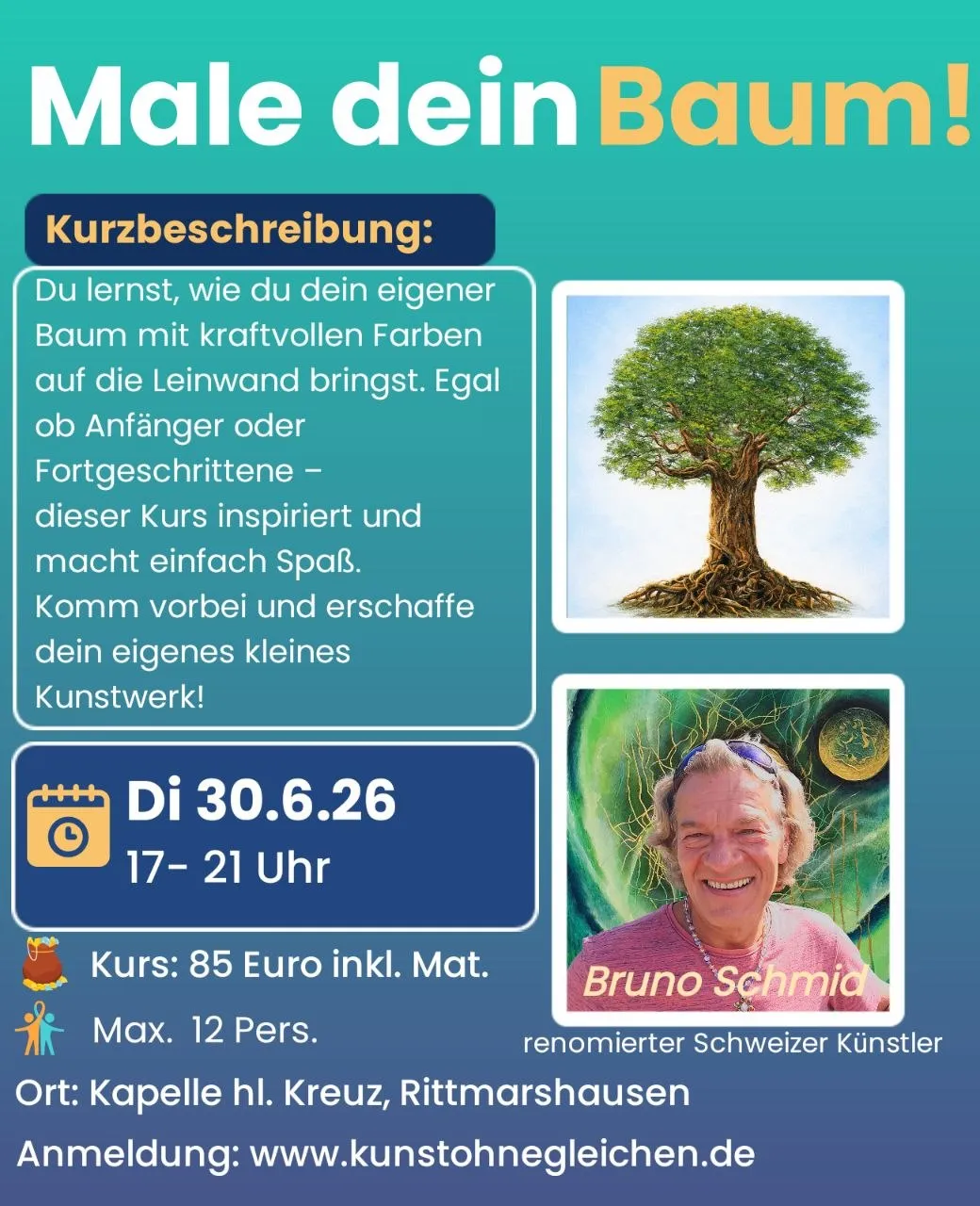 Kunstworkshop: Male Deinen Kraftbaum