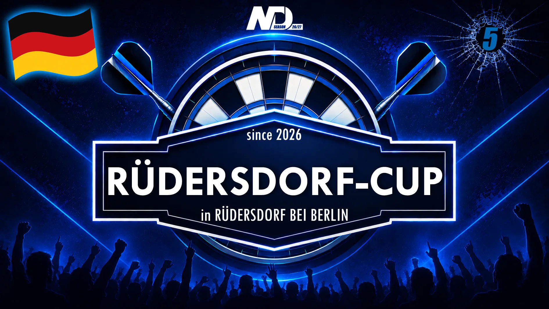 Rüdersdorf-Cup Vol. 3 🎯 Season 2026/27 | 1x in 15562 Rüdersdorf | Brandenburg | Germany 🇩🇪