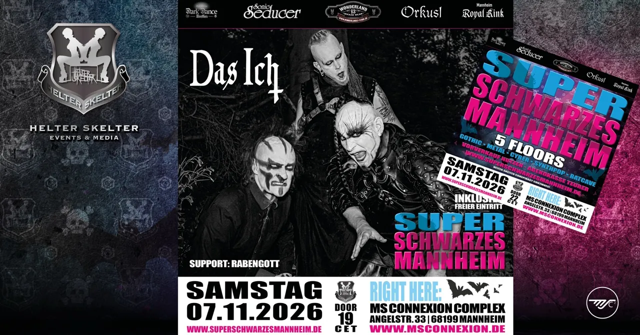 DAS ICH Live • inkl. SUPER SCHWARZES MANNHEIM