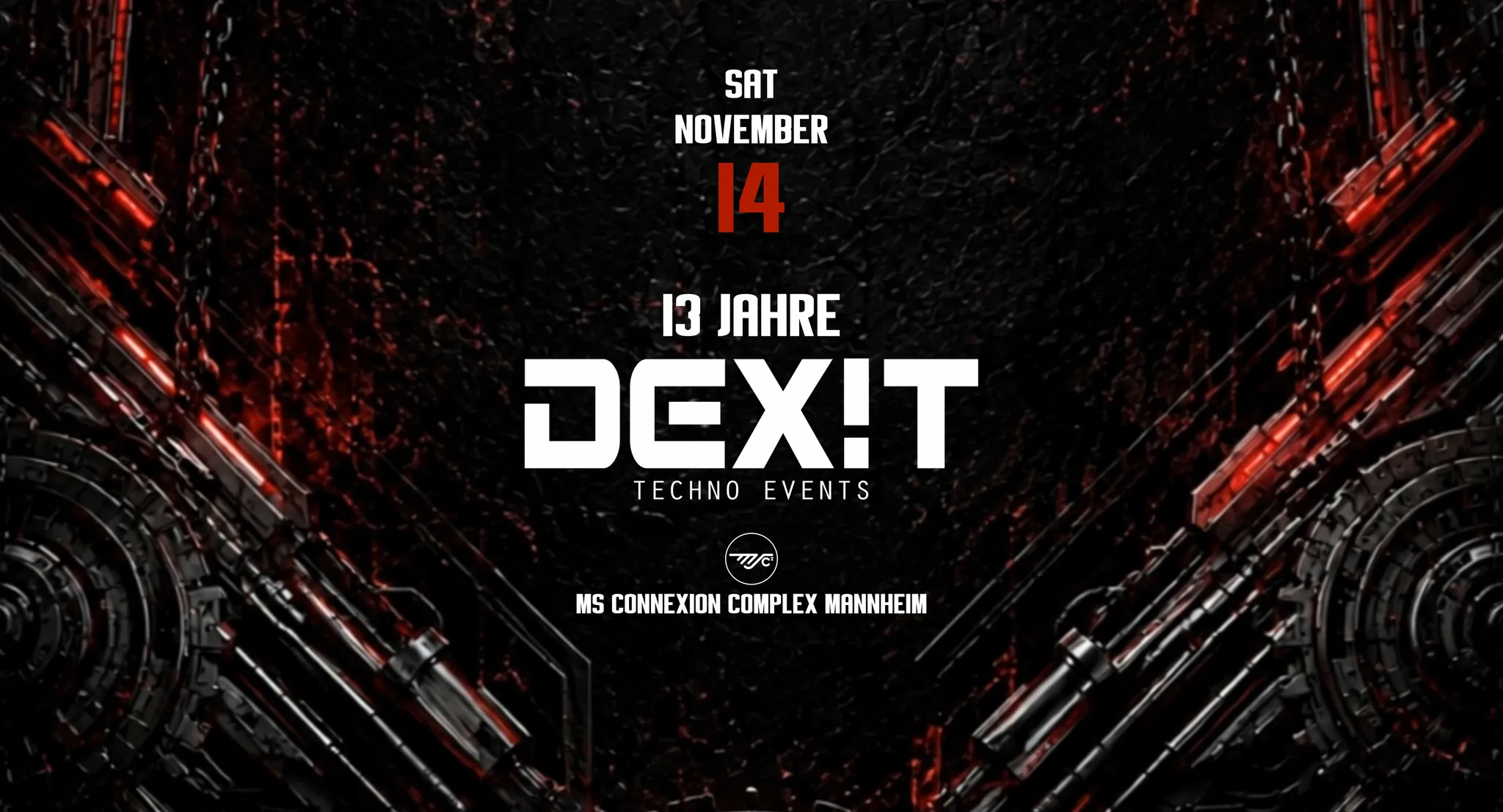 13 JAHRE DEXIT techno