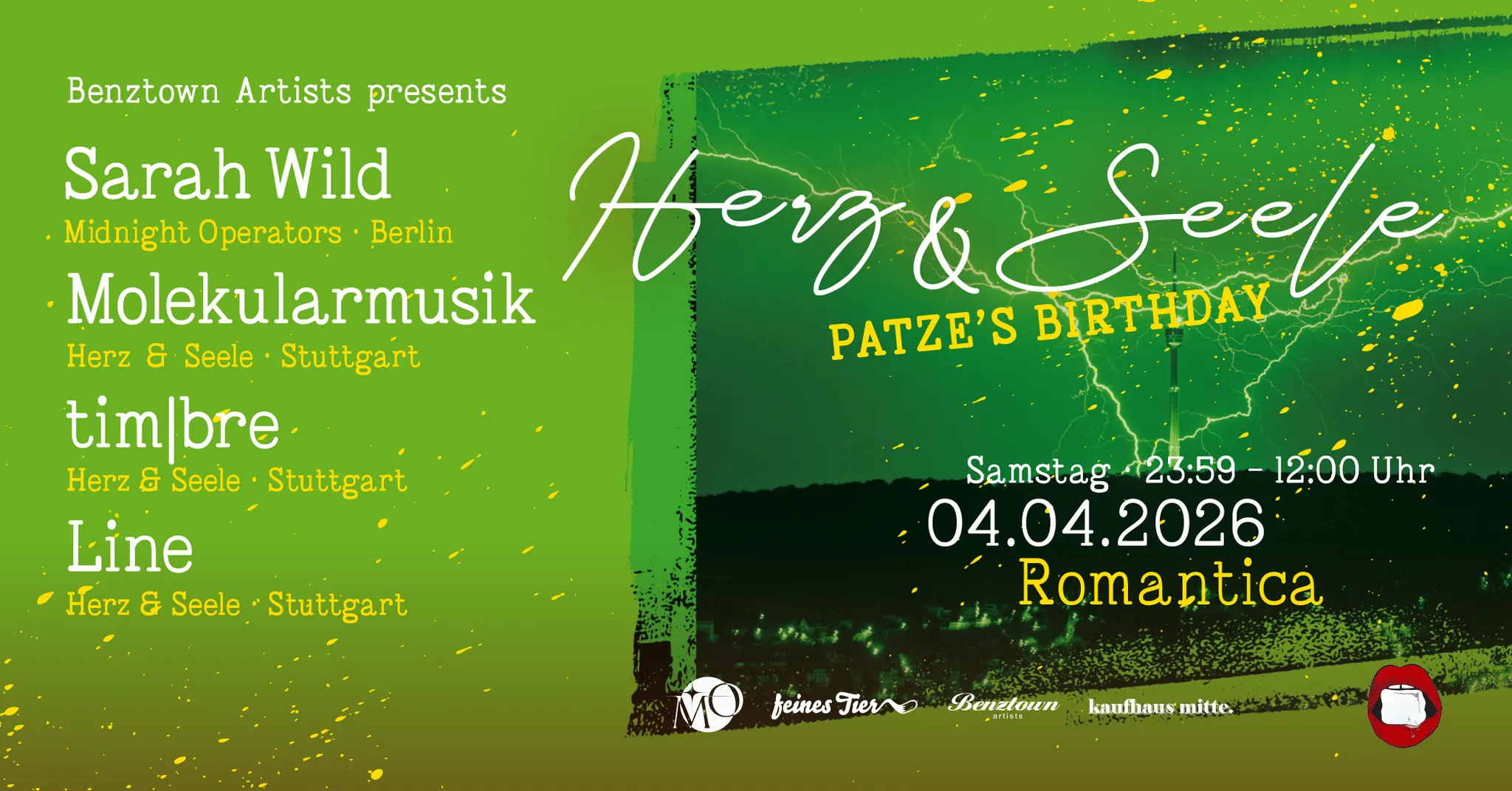 HERZ & SEELE – PATZES BDAY · 12 STUNDEN ROMANTICA