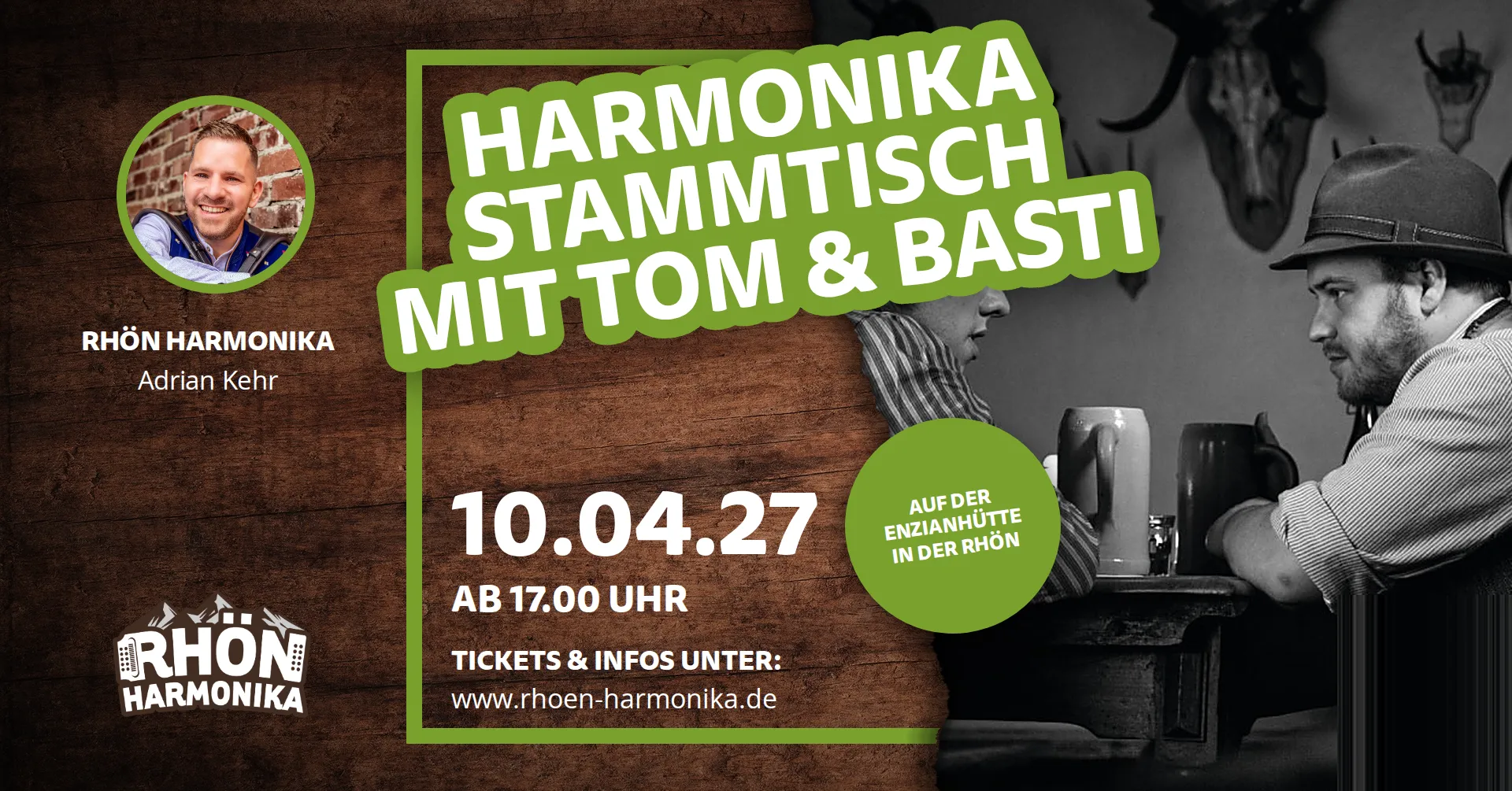 Harmonika-Stammtisch mit Tom & Basti