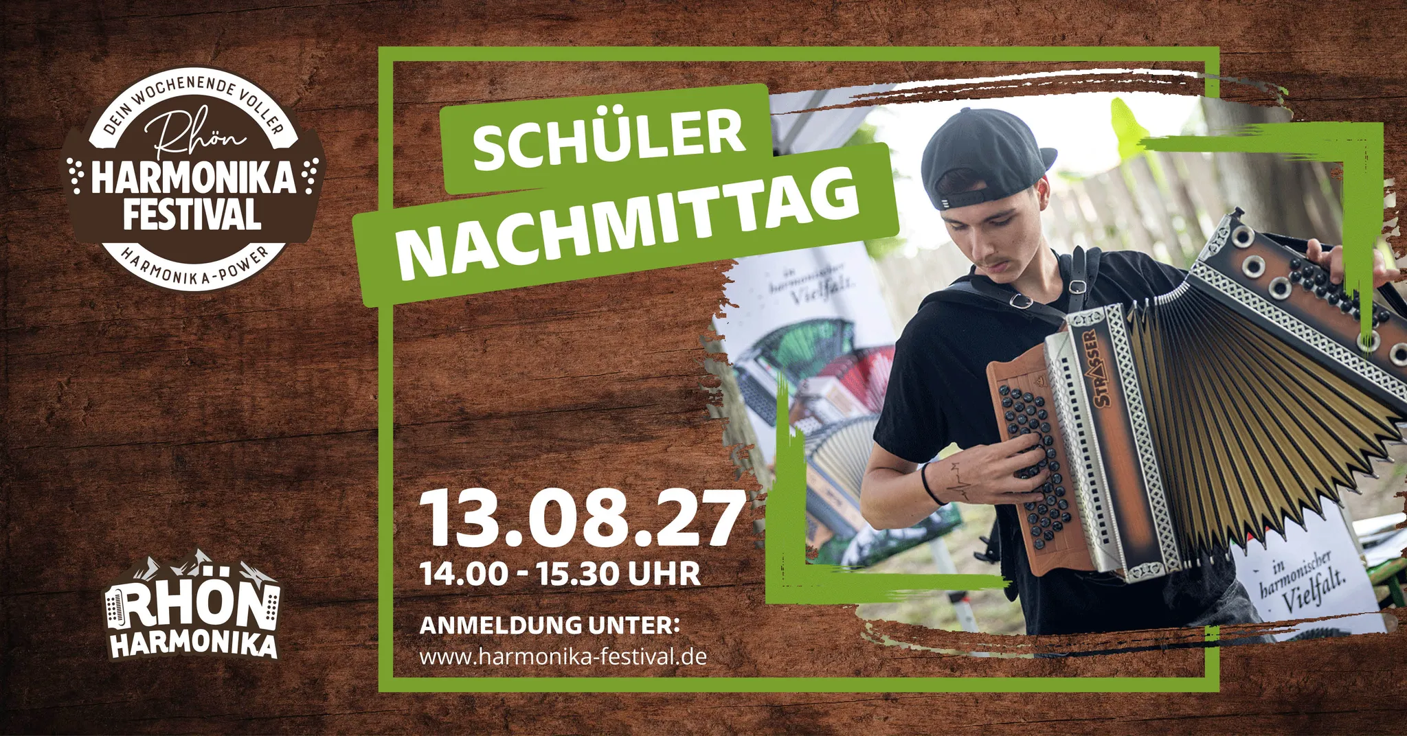 Rhön Harmonika Festival 2027 - Freitag, 13.08.27 - Schülernachmittag