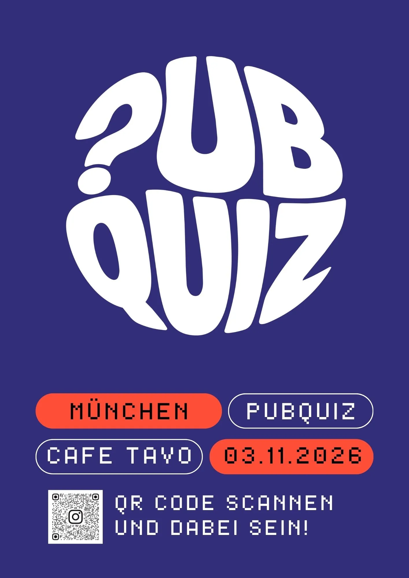PUBQUIZ @ Café Tavo München