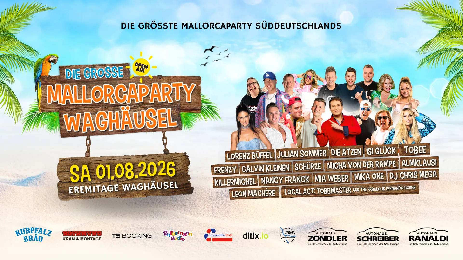 Mallorcaparty Waghäusel 2026