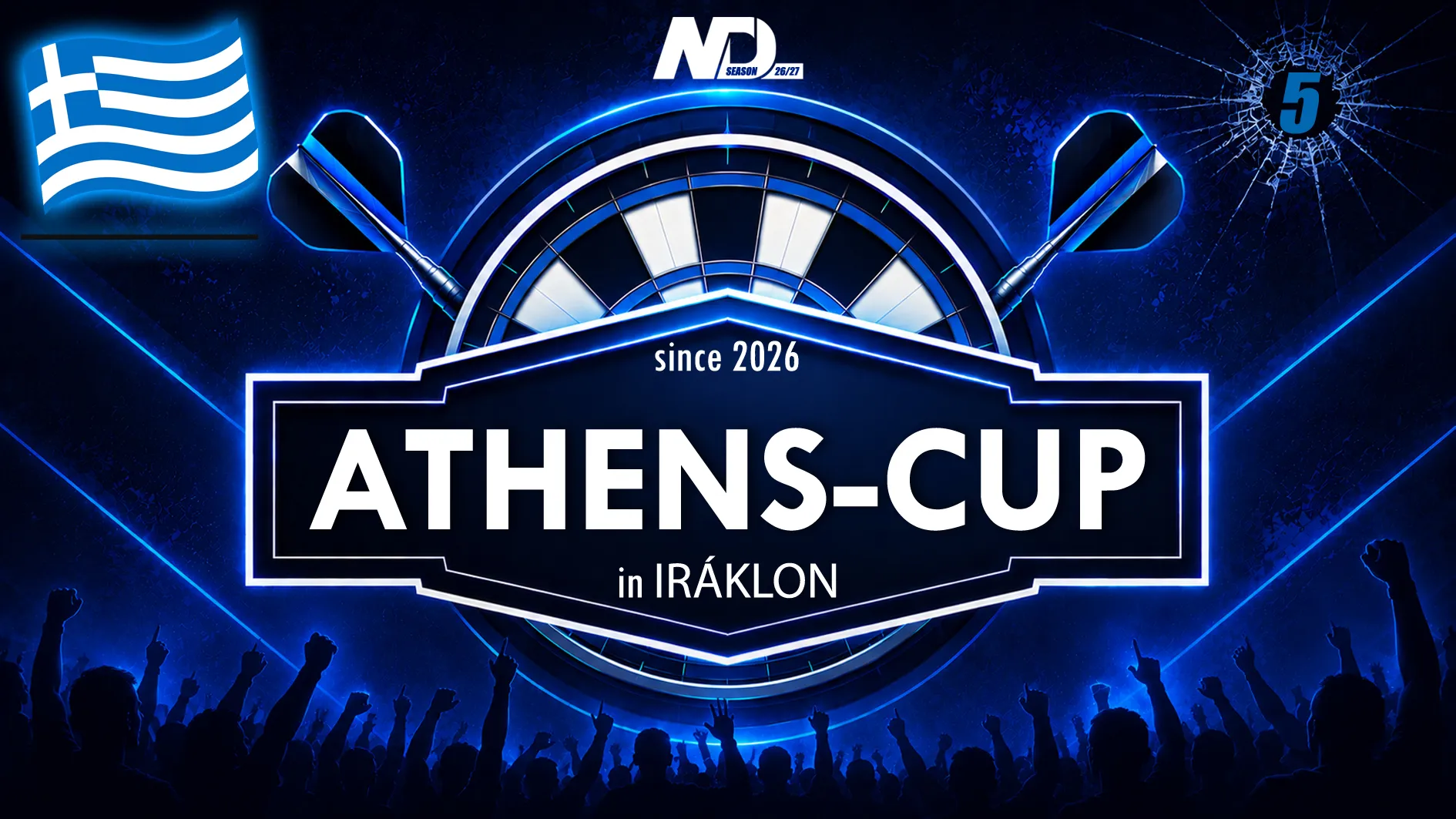 Athens-Cup Vol. 3-6 🎯 Season 2026/27 | 4x in 14121 Iráklon (Athens)| Greece 🇬🇷