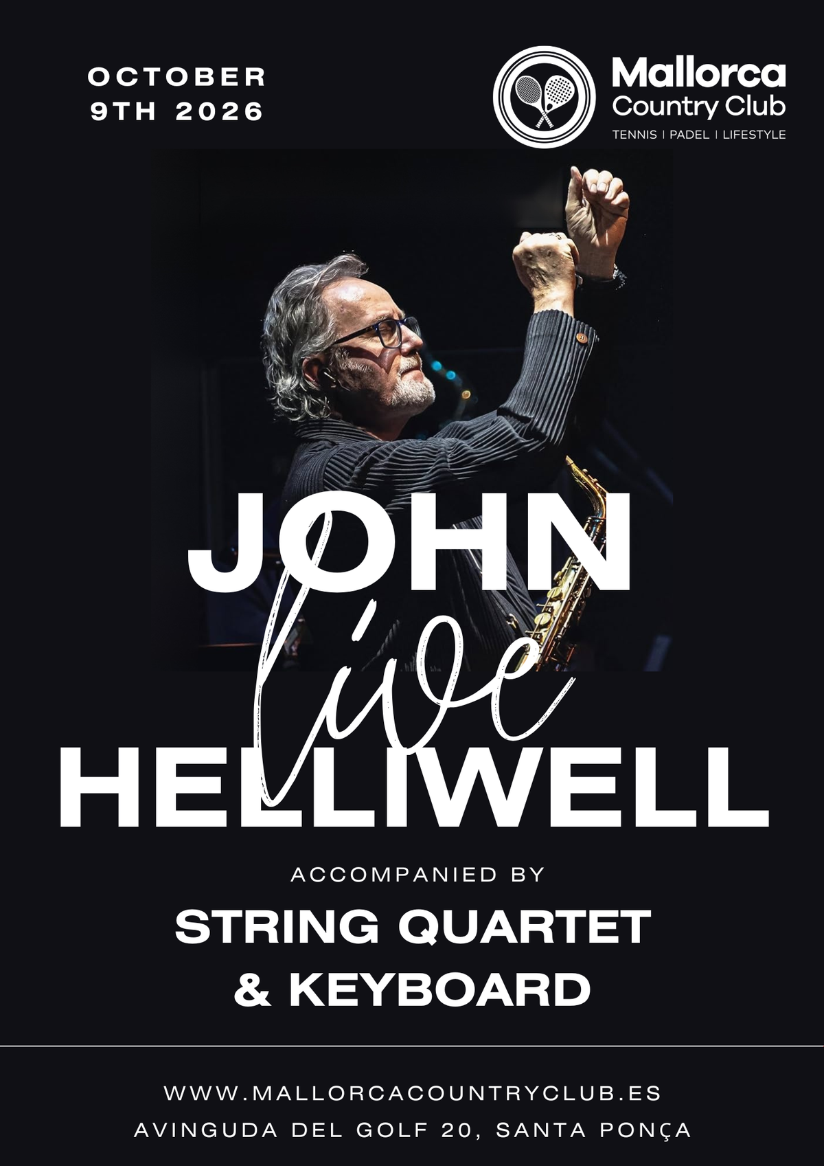 Una velada con John Helliwell