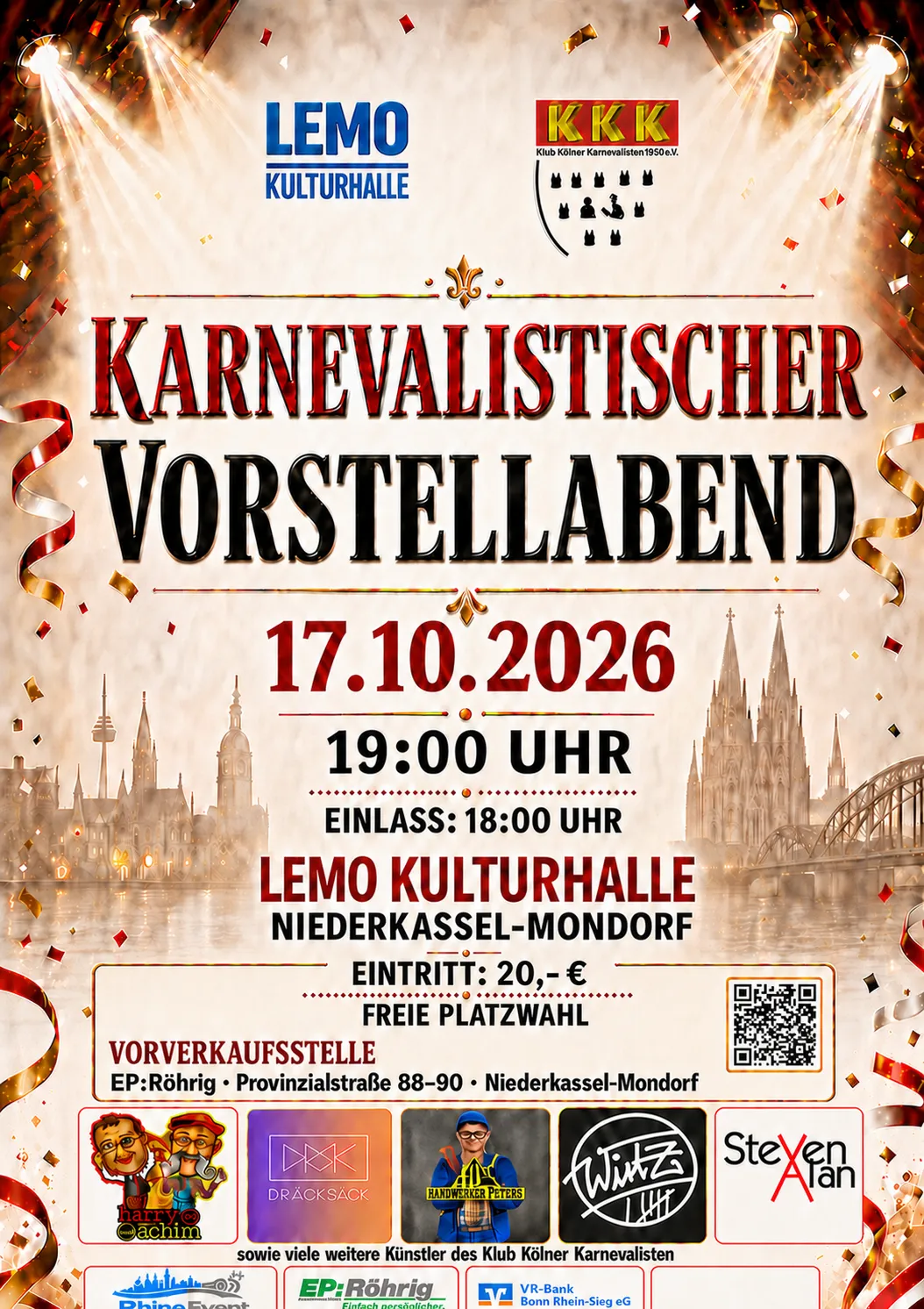 Karnevalistischer Vorstellabend