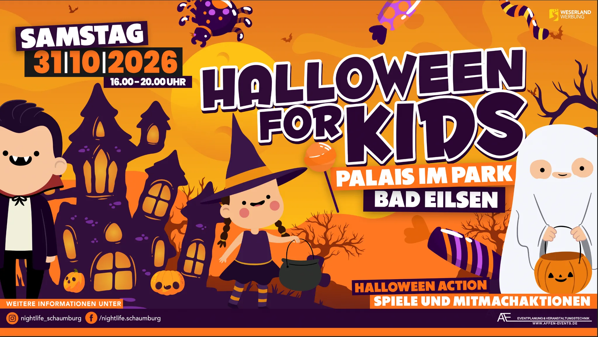 🎃 HALLOWEEN FOR KIDS I Palais im Park 👻
