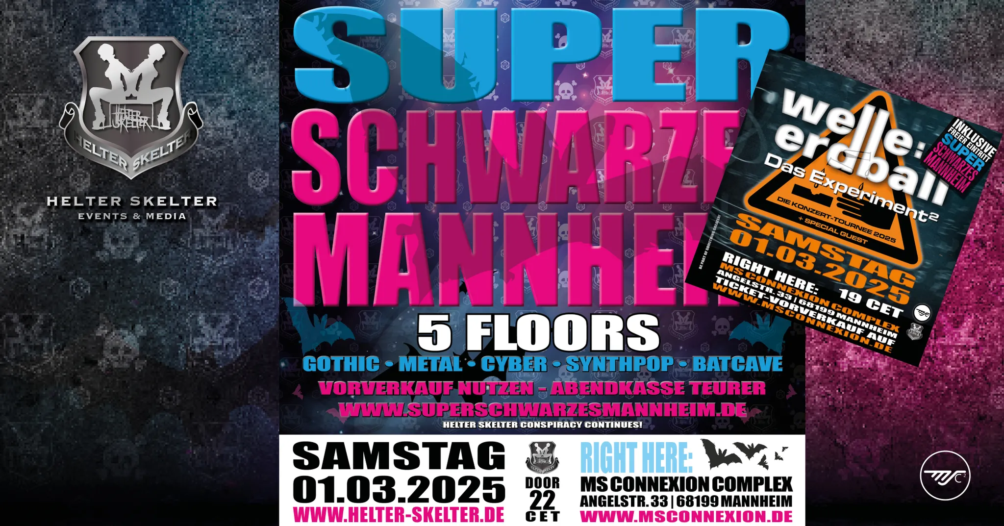SUPER SCHWARZES MANNHEIM • WELLE ERDBALL Live