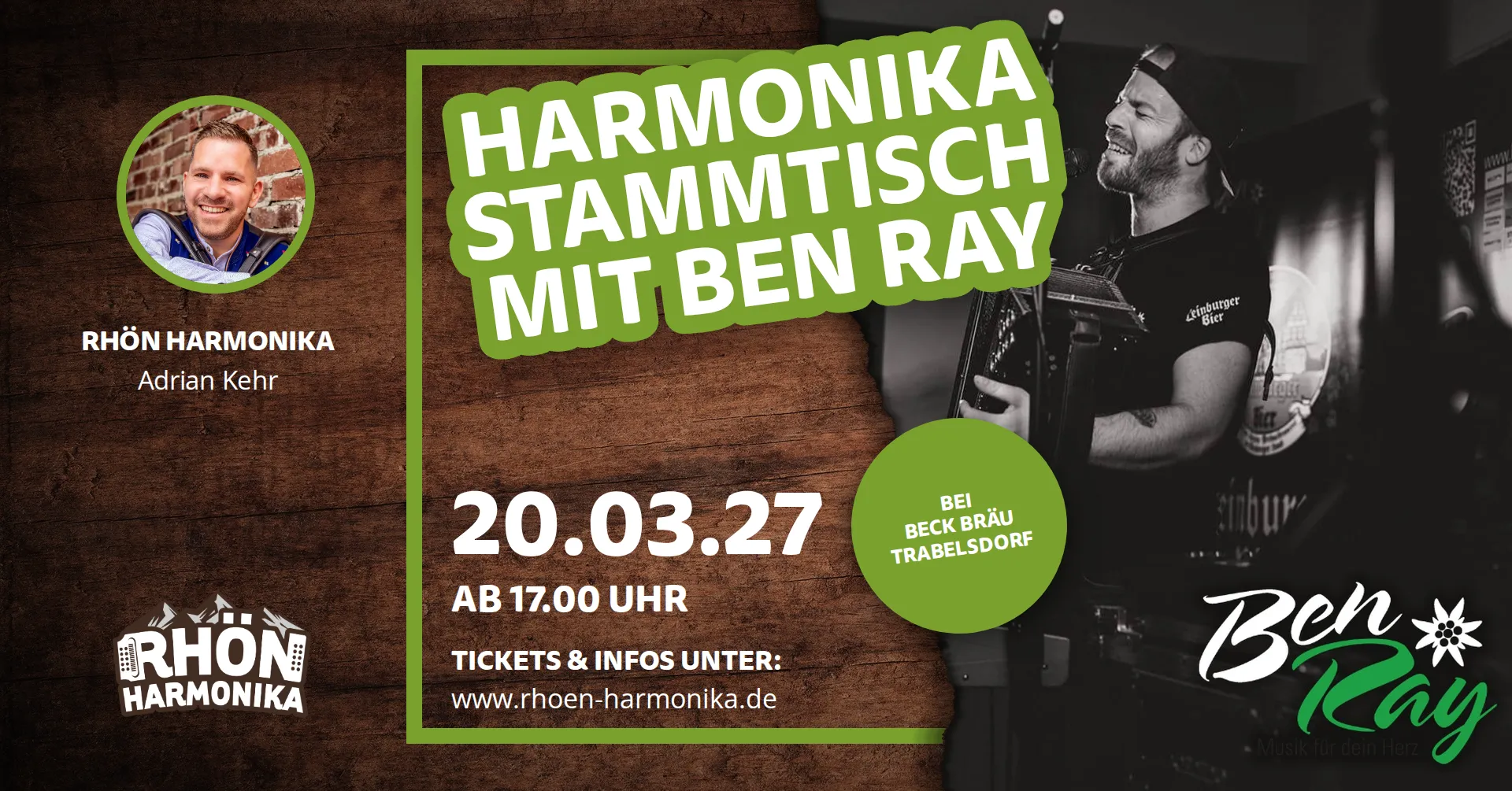 Harmonika-Stammtisch mit Ben Ray