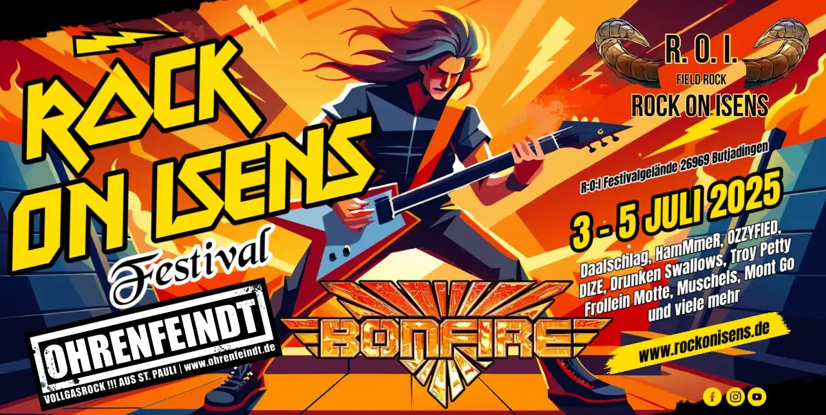 R.O.I. Rock On Isens Festival Early Bird 2025