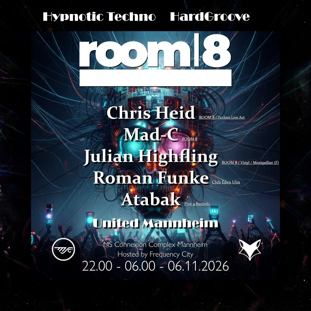 room8 × Frequency City • Two crews. One night.