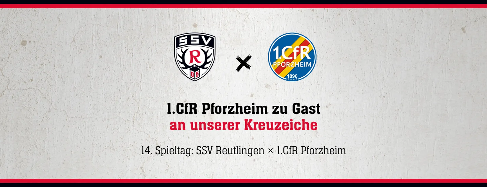 14. Spieltag: SSV Reutlingen × 1.CfR Pforzheim