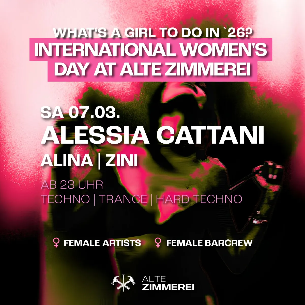 INTERNATIONAL WOMEN'S DAY w/ Alessia Cattani