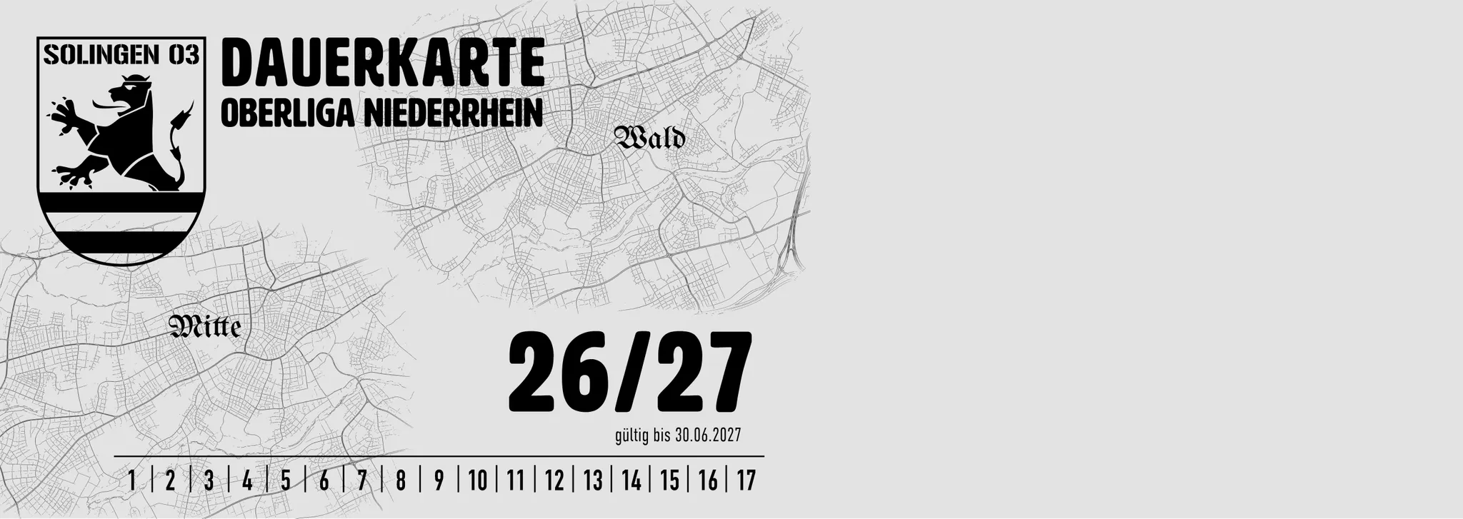 Dauerkarte Oberliga Saison 2026/2027