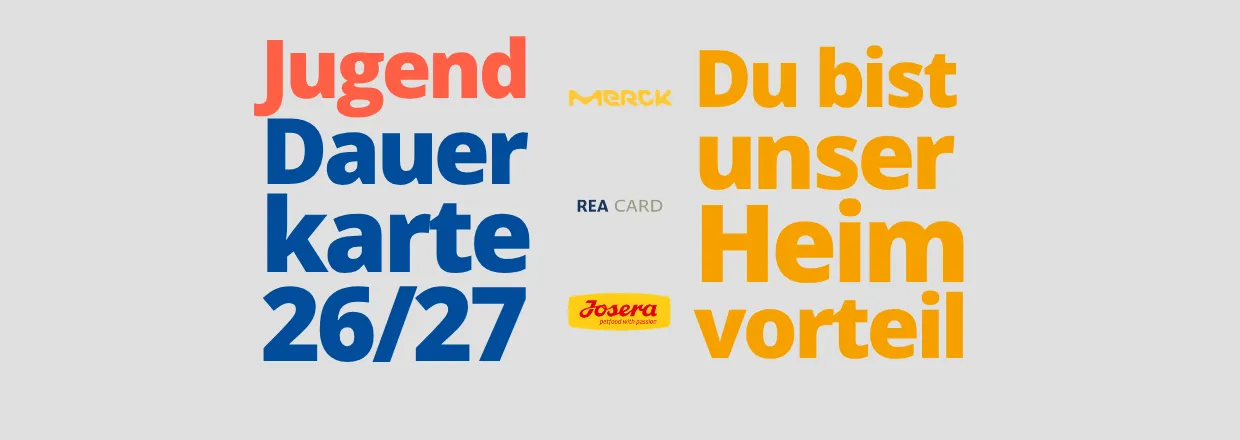 Dauerkarte Jugend Regionalliga und Bundesliga