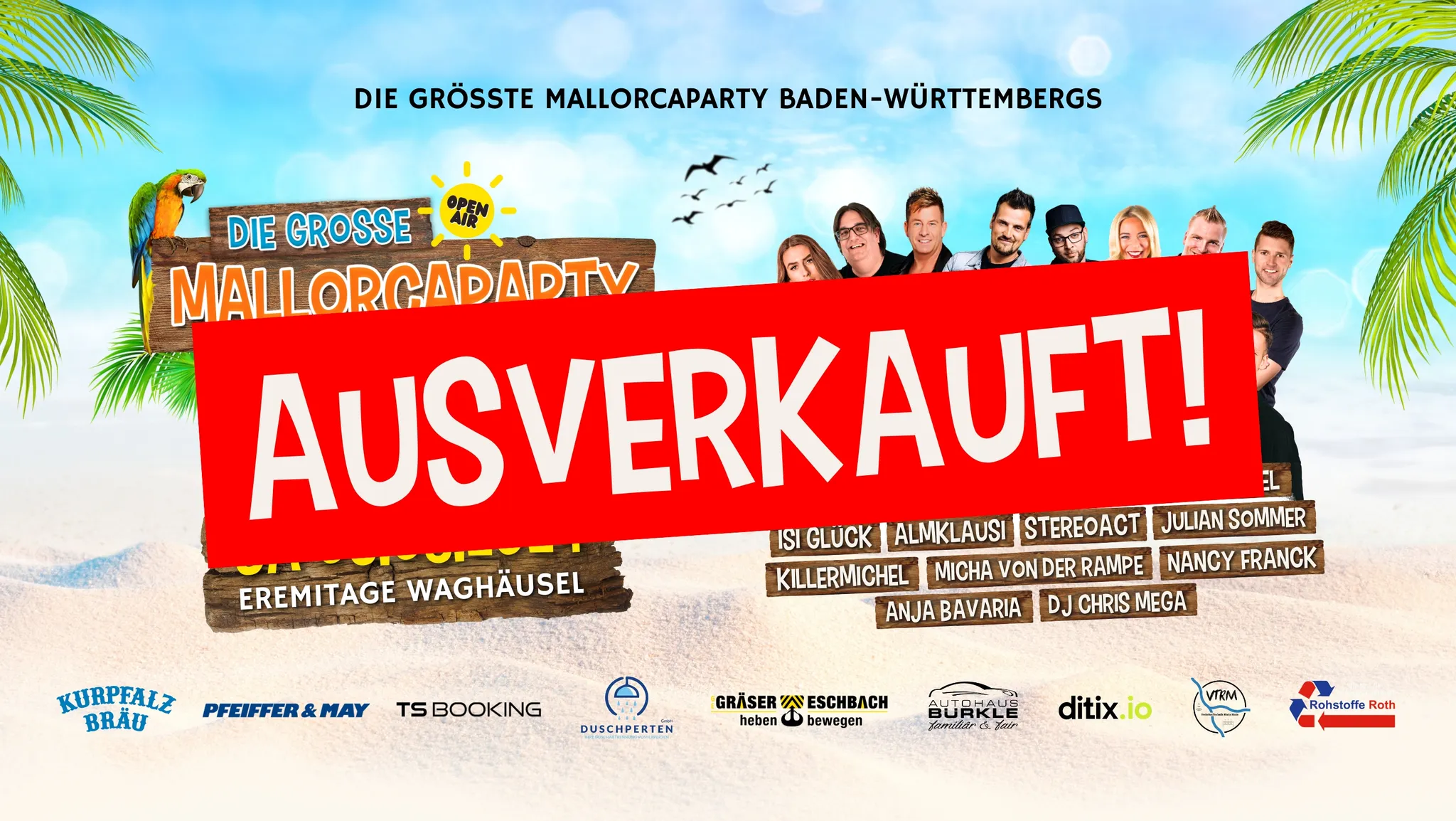 Mallorcaparty Waghäusel 2024