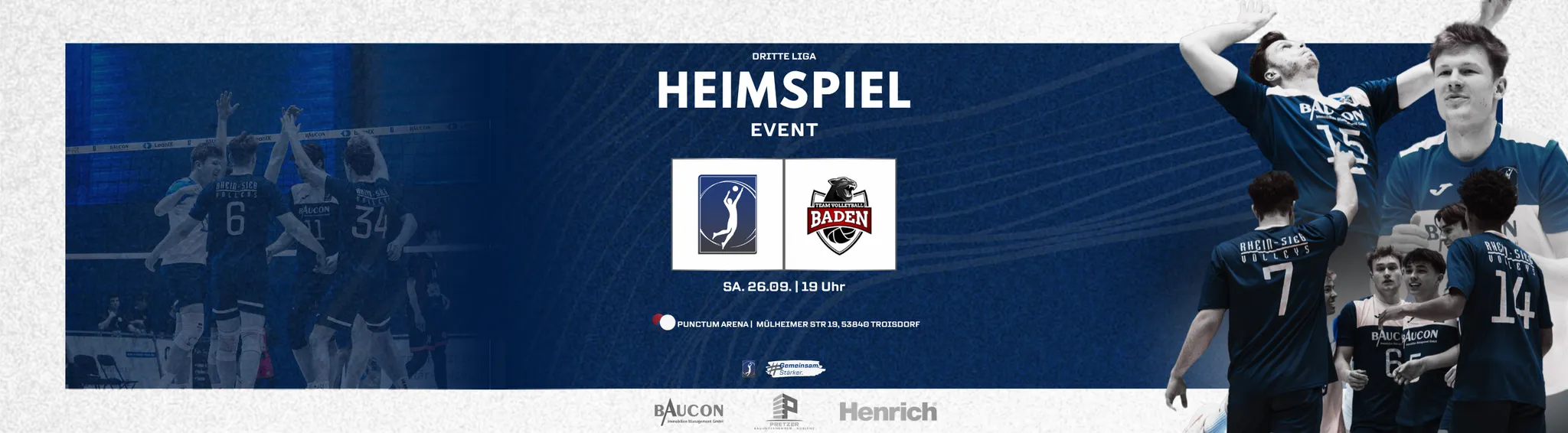 DRITTE LIGA | Rhein-Sieg Volleys II vs. TV Baden 1910