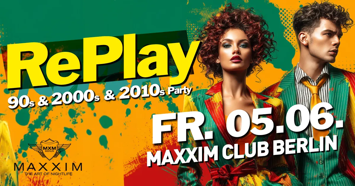 RePlay - Back to the 90s, 2000s & 2010s Party!
