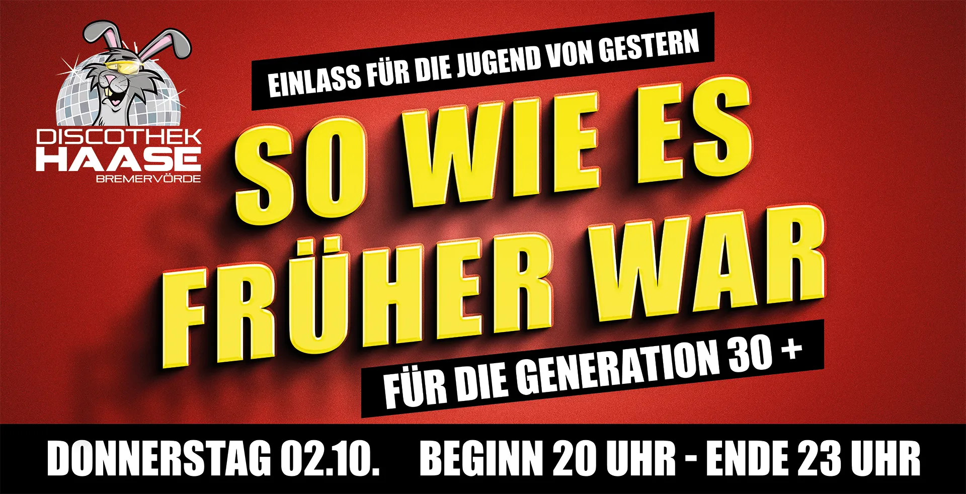SO WIE ES FRÜHER WAR PARTY