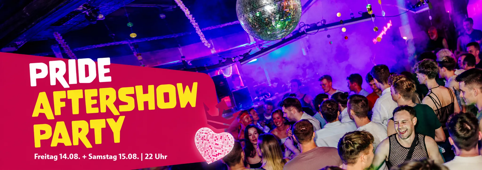 Die offiziellen Pride Koblenz - Aftershow Partys - 2 Tage, 2 Locations, 1 Eintritt