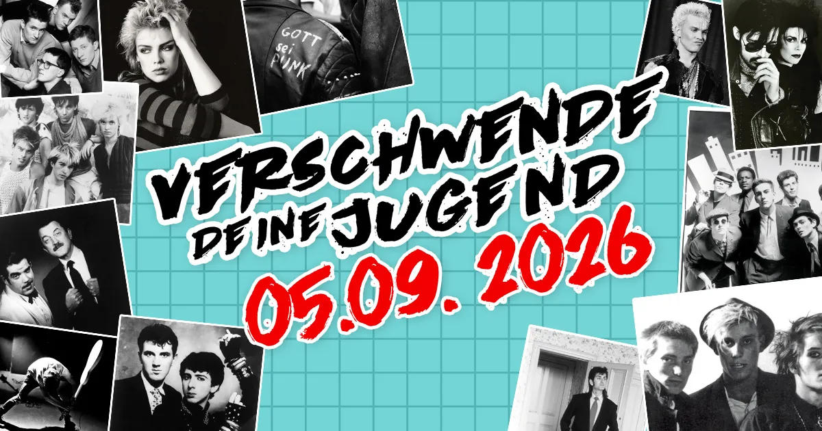 Verschwende deine Jugend - 80er Kult Vinyl Party im September 2026
