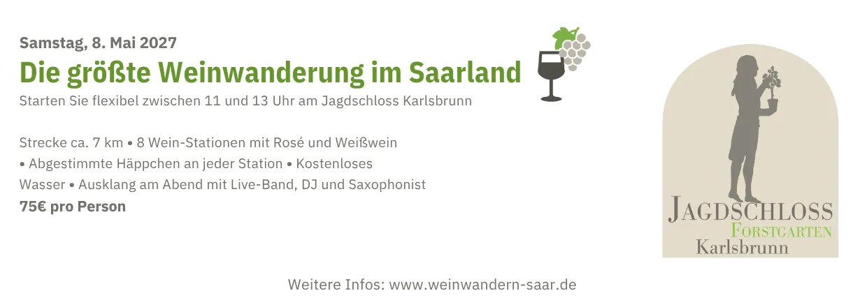 Die größte Weinwanderung im Saarland