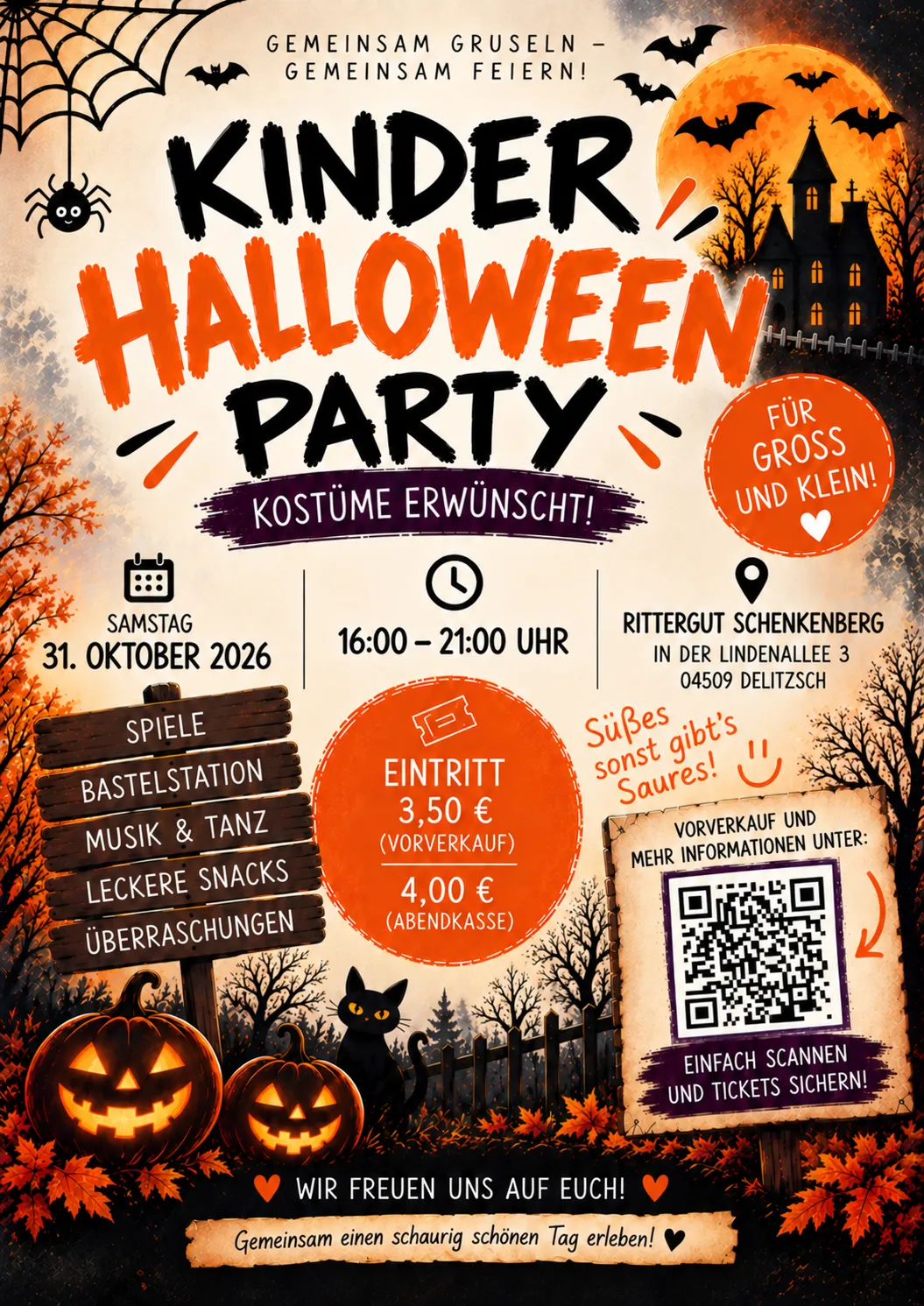 Kinder Halloweenparty