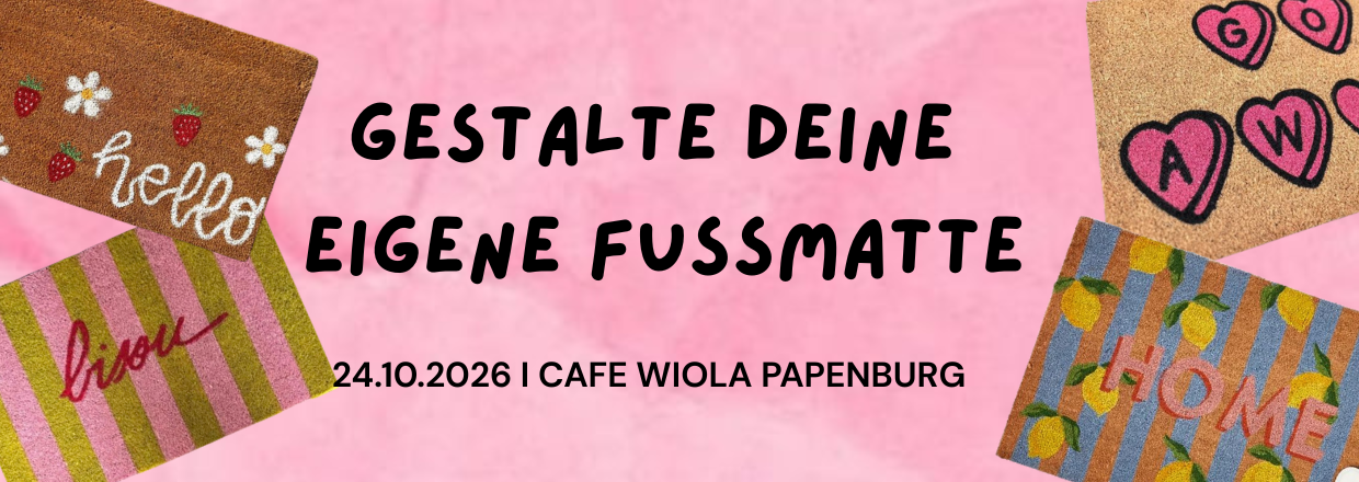 DIY Fussmatten bemalen - Gestalte deine eigene Fussmatte