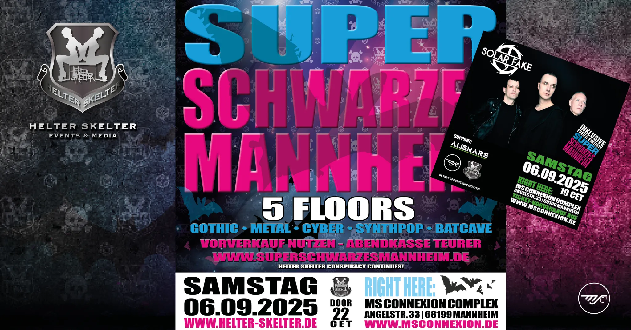 SUPER SCHWARZES MANNHEIM • SOLAR FAKE Live