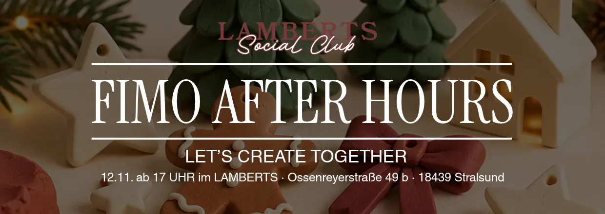 Lamberts Social Club - Fimo After Hours