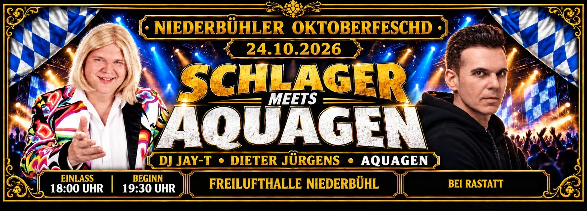 Das Große Finale des Niederbühler Oktoberfeschd Schlager Meets Aquagen