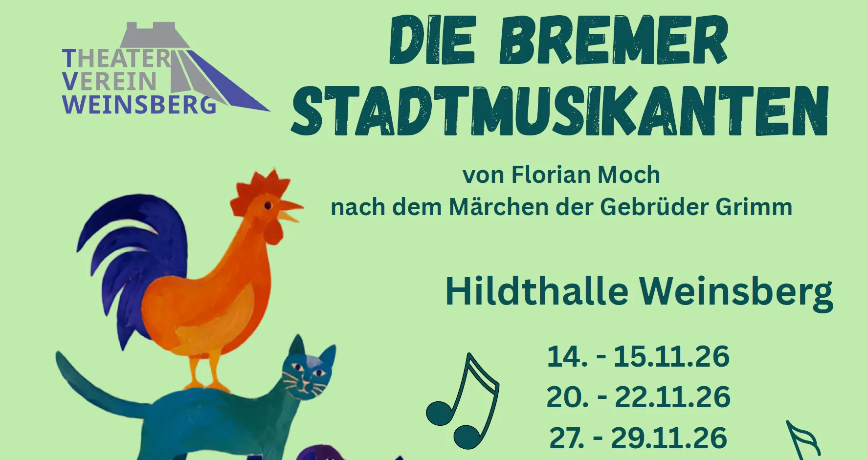 Kindertheater: Die Bremer Stadtmusikanten