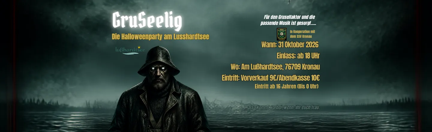 GruSeelig - die Halloween Party am Lusshardtsee