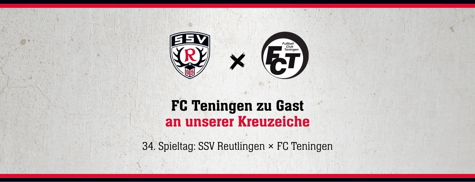 34. Spieltag: SSV Reutlingen × FC Teningen