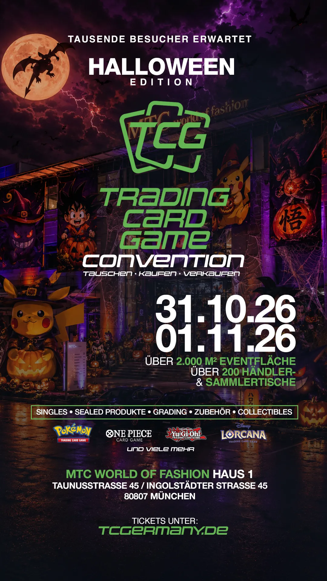 HALLOWEEN SPECIAL CARD CONVENTION 2026 by TCG Germany