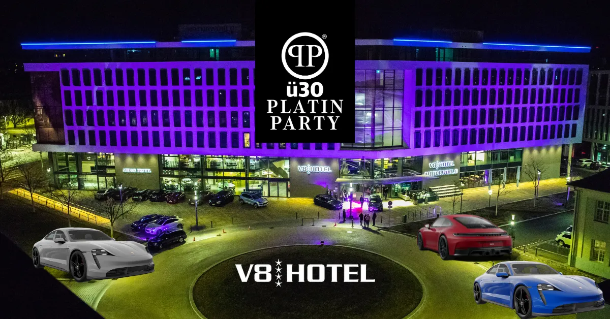 Böblingen 'ü30 Platin Party' im V8 Hotel