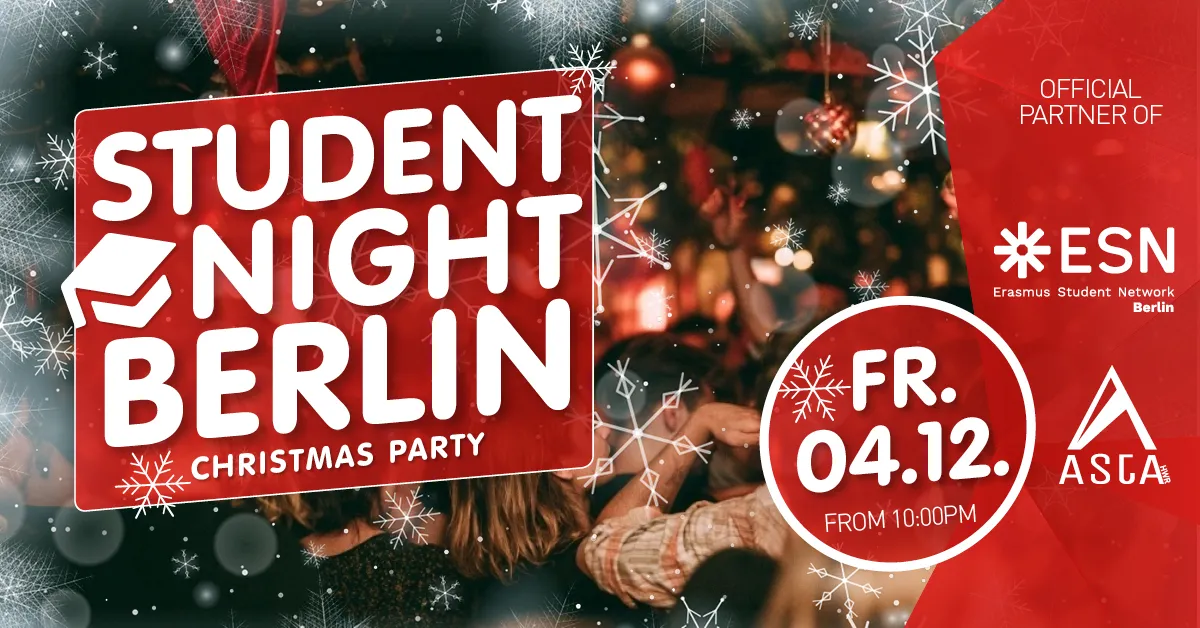 ๐ STUDENT NIGHT BERLIN โ CHRISTMAS PARTY ๐